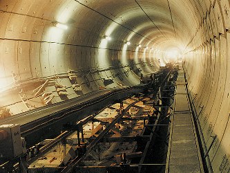 Underground Industrial Conveyor System
